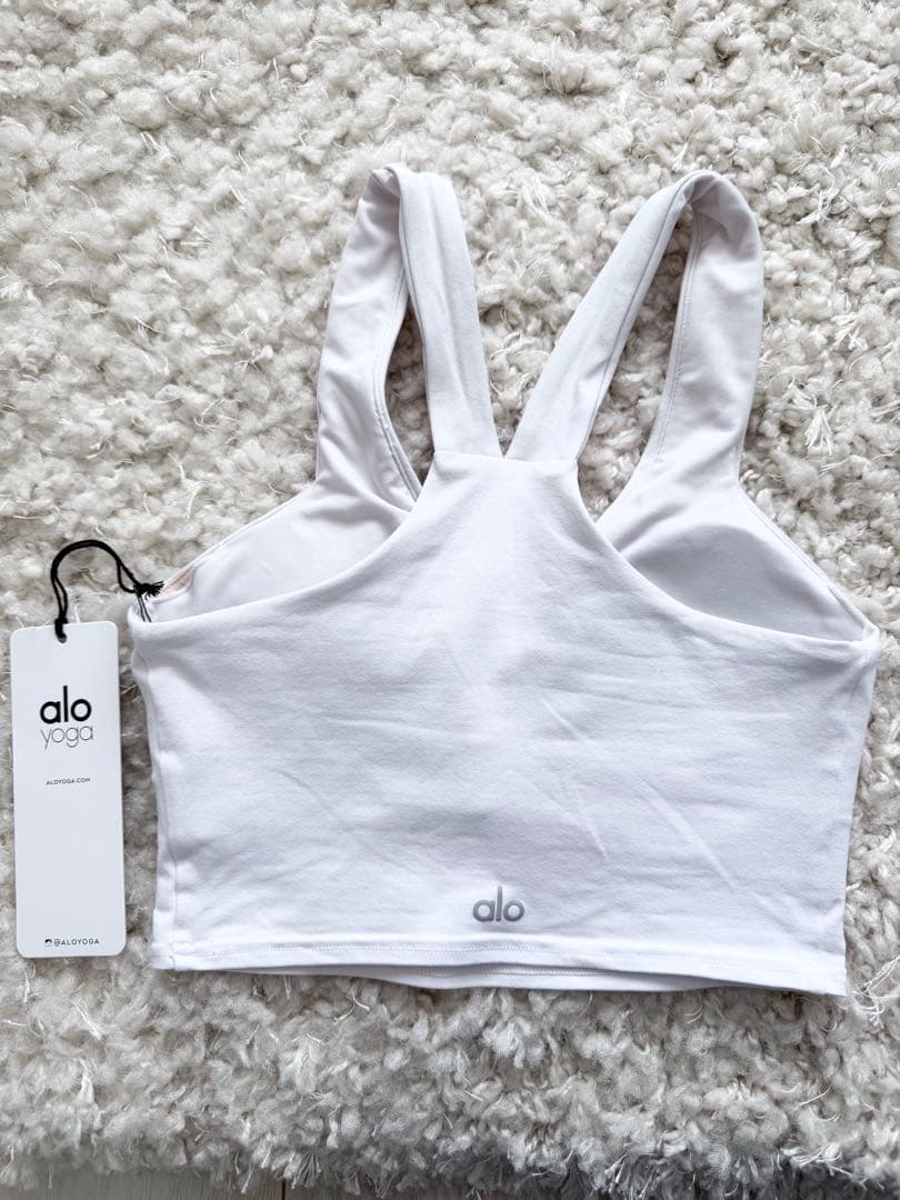 【新品タグ付】alo yoga Airbrush リアル ブラ タンク