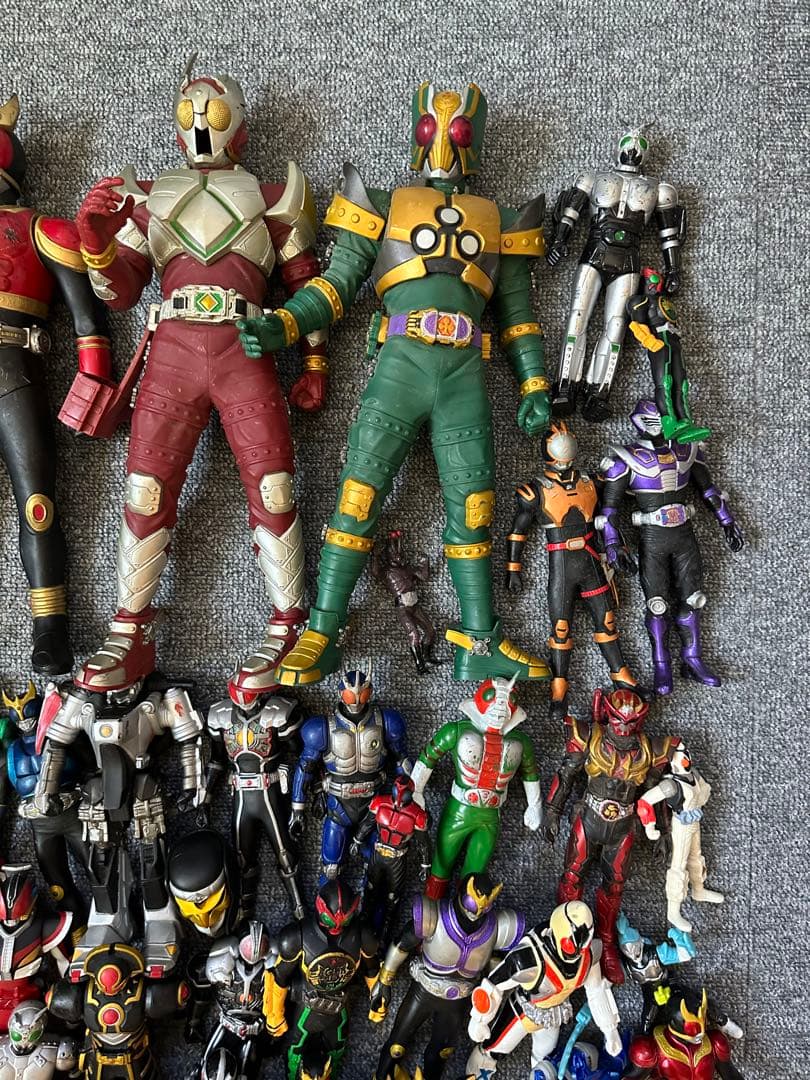 ★当時物 仮面ライダー ソフビ フィギュア バンダイ まとめ売り 約6.6kg