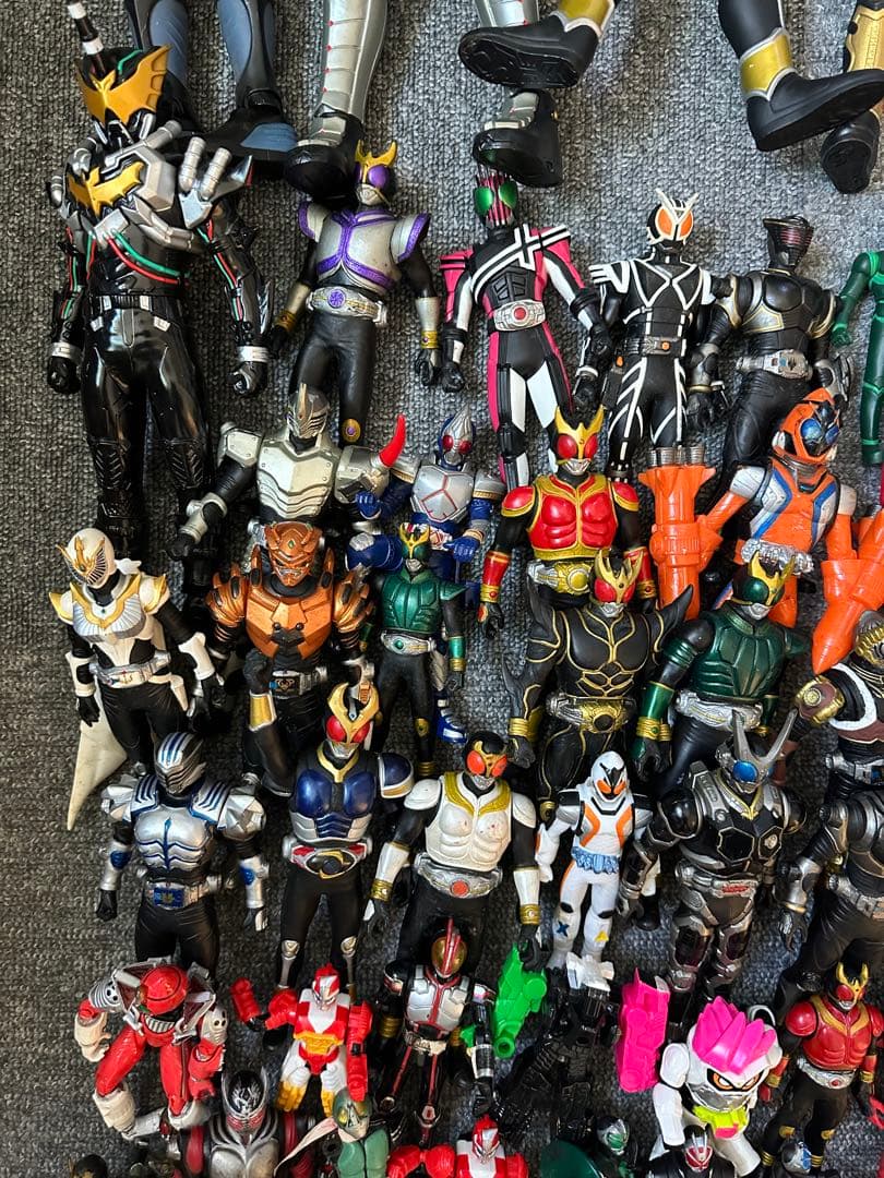 ★当時物 仮面ライダー ソフビ フィギュア バンダイ まとめ売り 約6.6kg