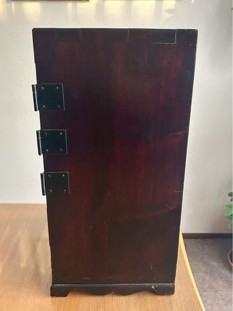 【希少】仙台箪笥、小箪笥・扉箪笥（金具装飾）