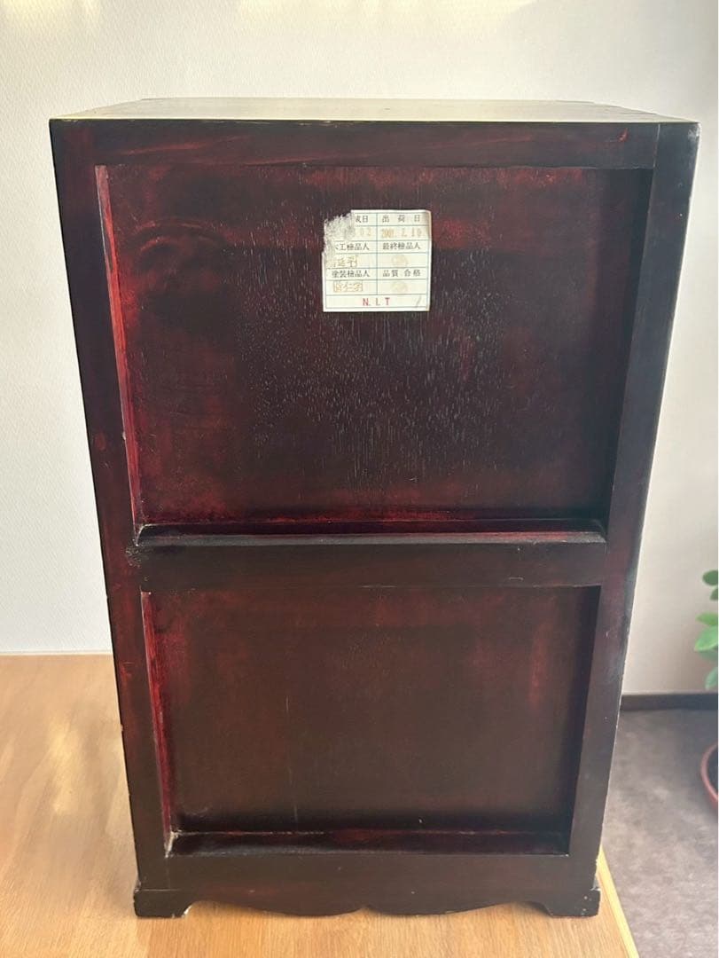 【希少】仙台箪笥、小箪笥・扉箪笥（金具装飾）