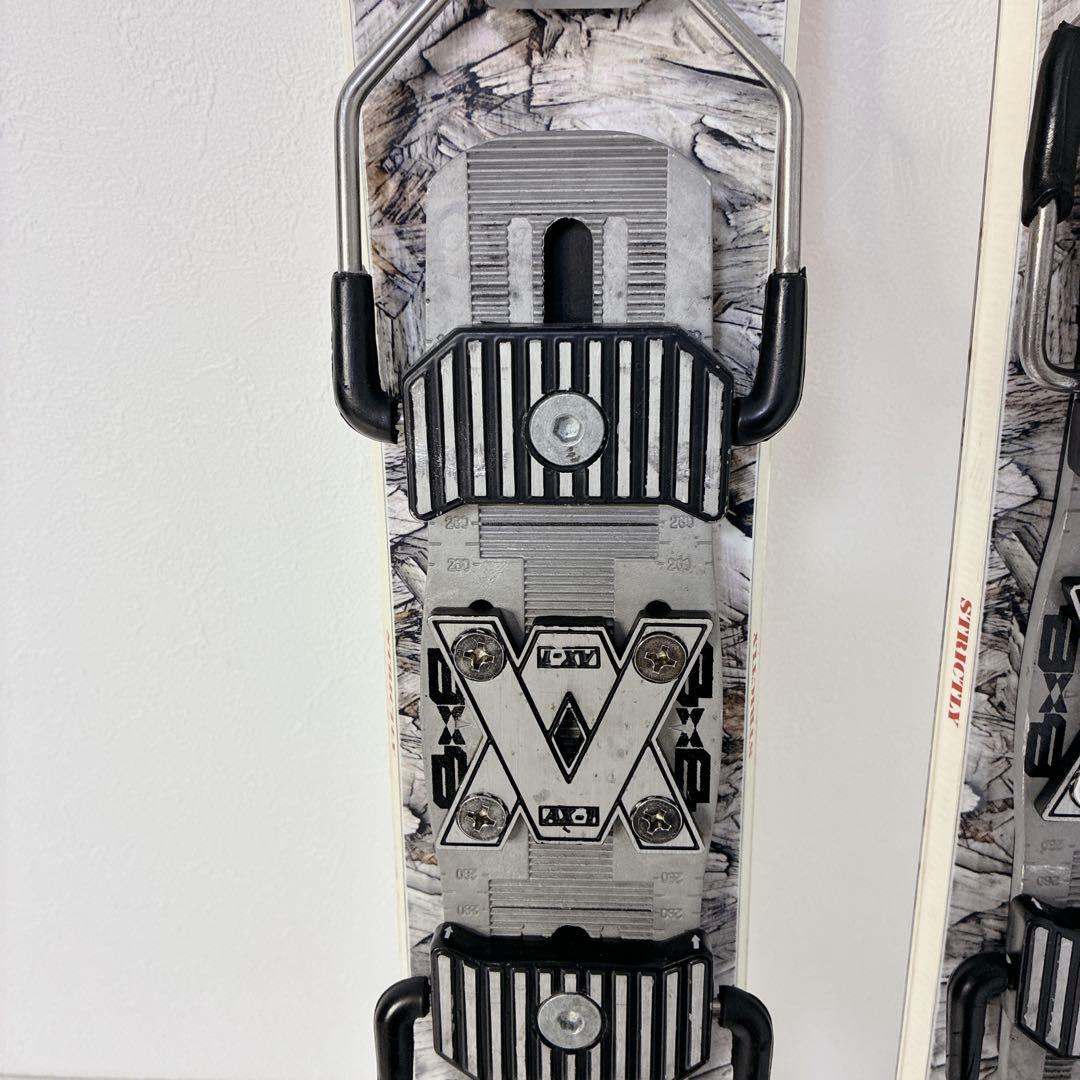 【美品】STRICTLY ショートスキー ADDIX SR ビンディング付