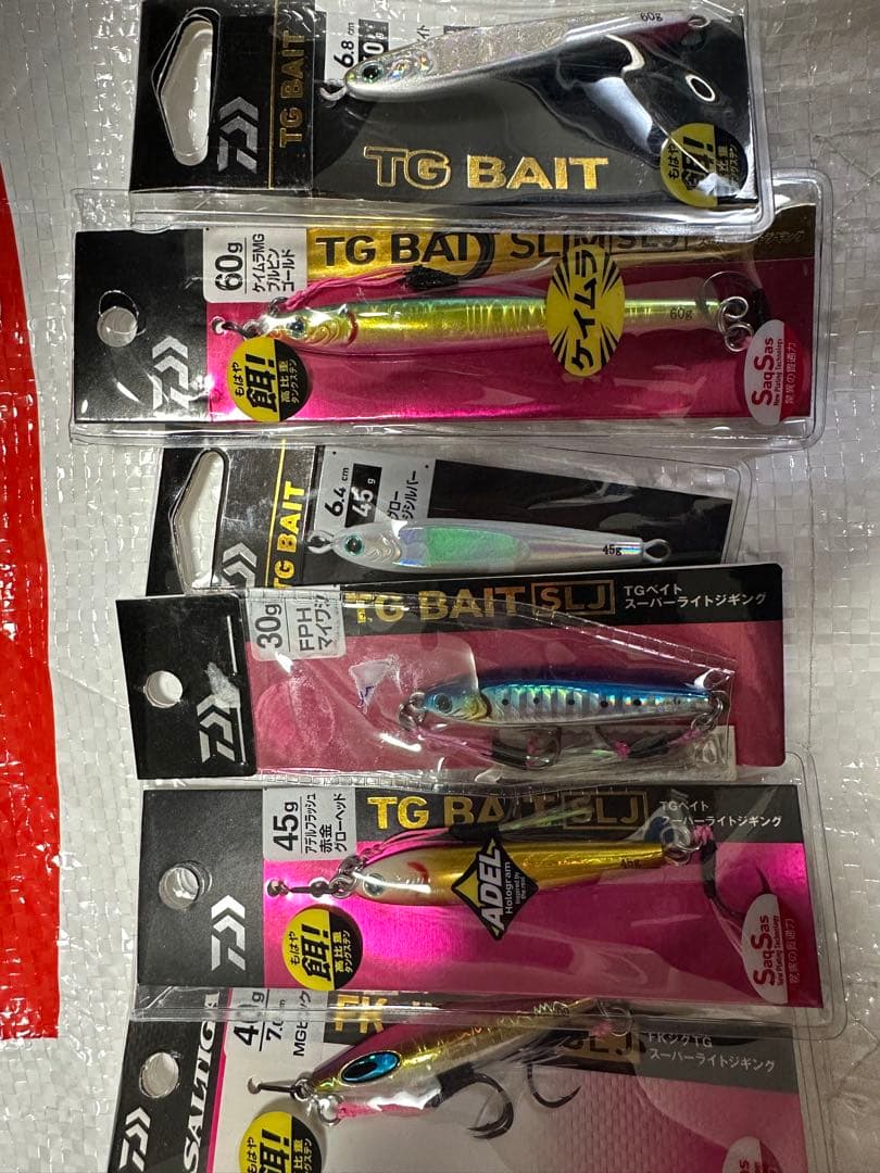 TG BAIT 等メタルジグセット 6個