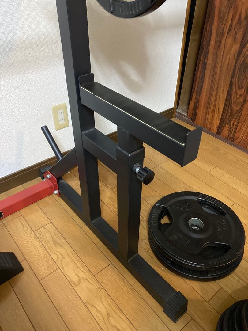 BODYMAKER バーベルセット　MAX195kg ベンチ・スタンド付き