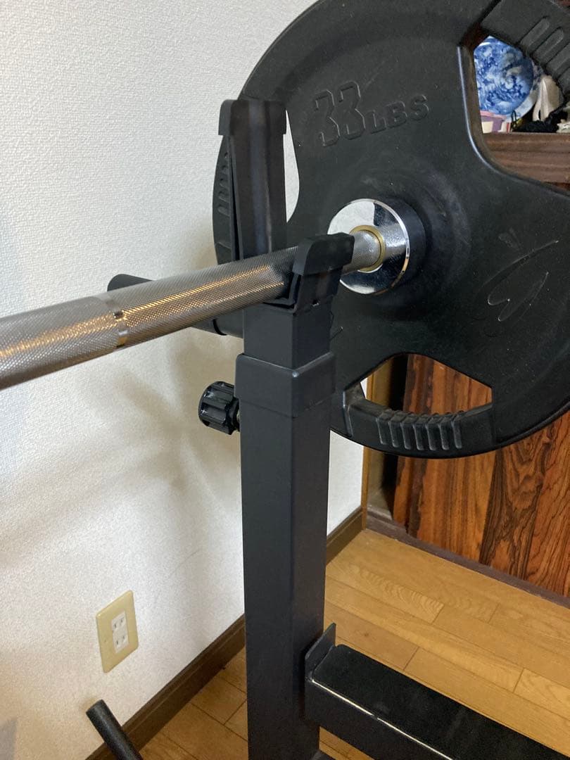 BODYMAKER バーベルセット　MAX195kg ベンチ・スタンド付き