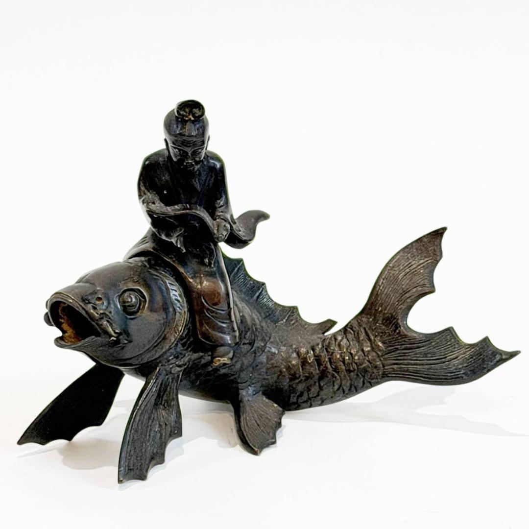 甲MJ20796　送料無料　即購入可能　スピード発送　鯉仙人　香炉