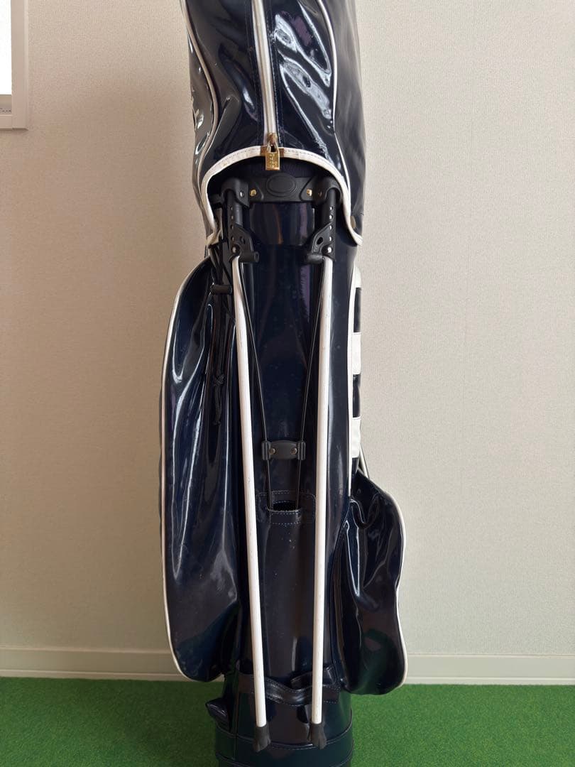 myfa ネイビー キャディバッグ　ヘッドカバー　セット　HC エナメル