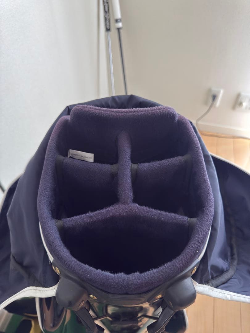 myfa ネイビー キャディバッグ　ヘッドカバー　セット　HC エナメル