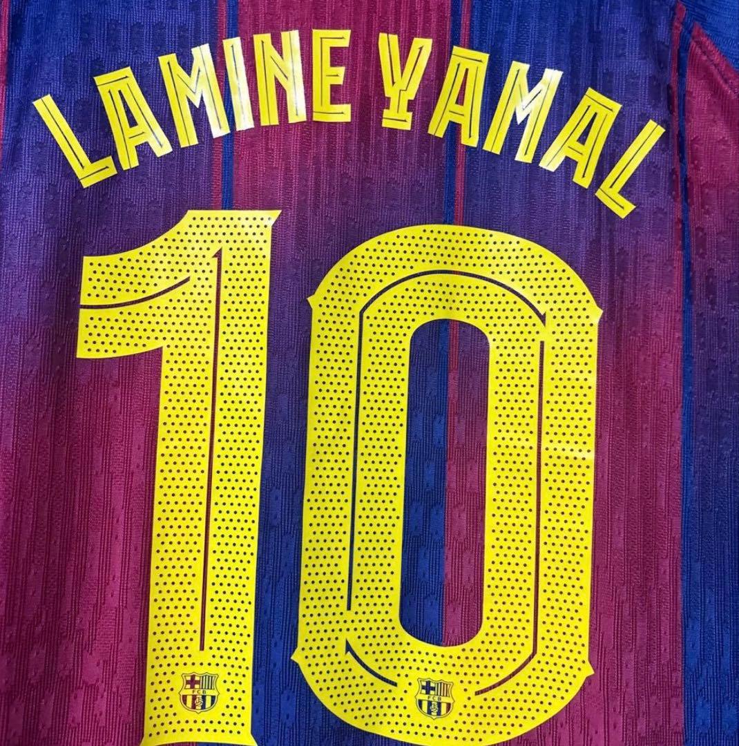 25-26 FC バルセロナ ラミンヤマルユニフォーム CL 仕様　値下げ交渉可