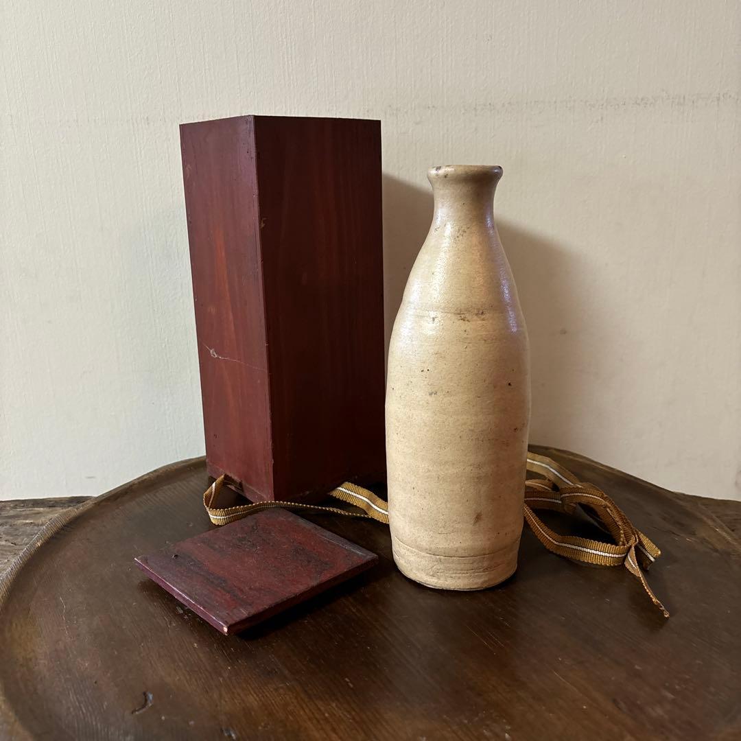 白丹波徳利　古美術　古道具　アンティーク　青山二郎　古陶磁　古民芸　酒器　李朝