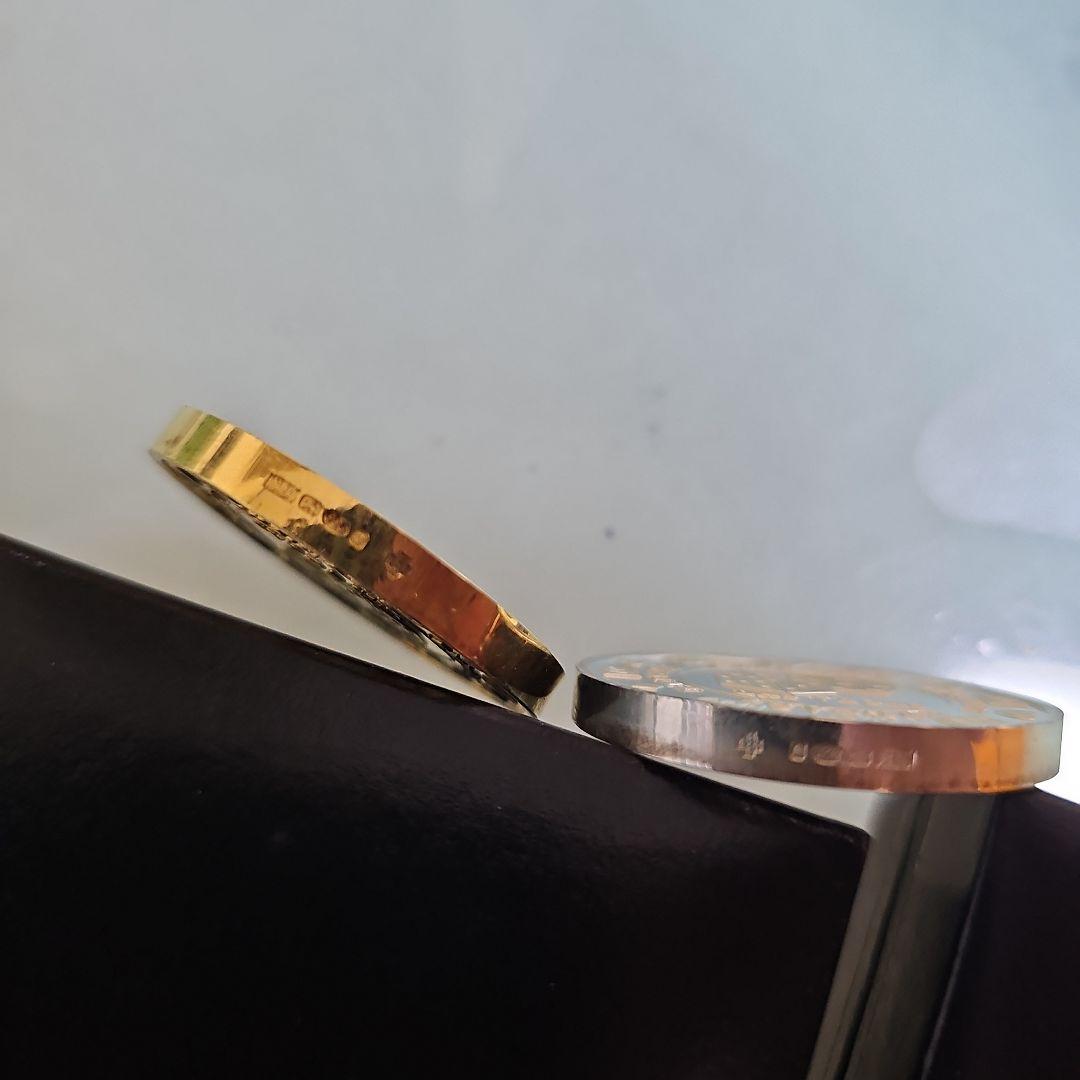 ラスベガスBVLGARI限定 サイコロデザイン金貨・銀貨2枚セット　シルバー高騰