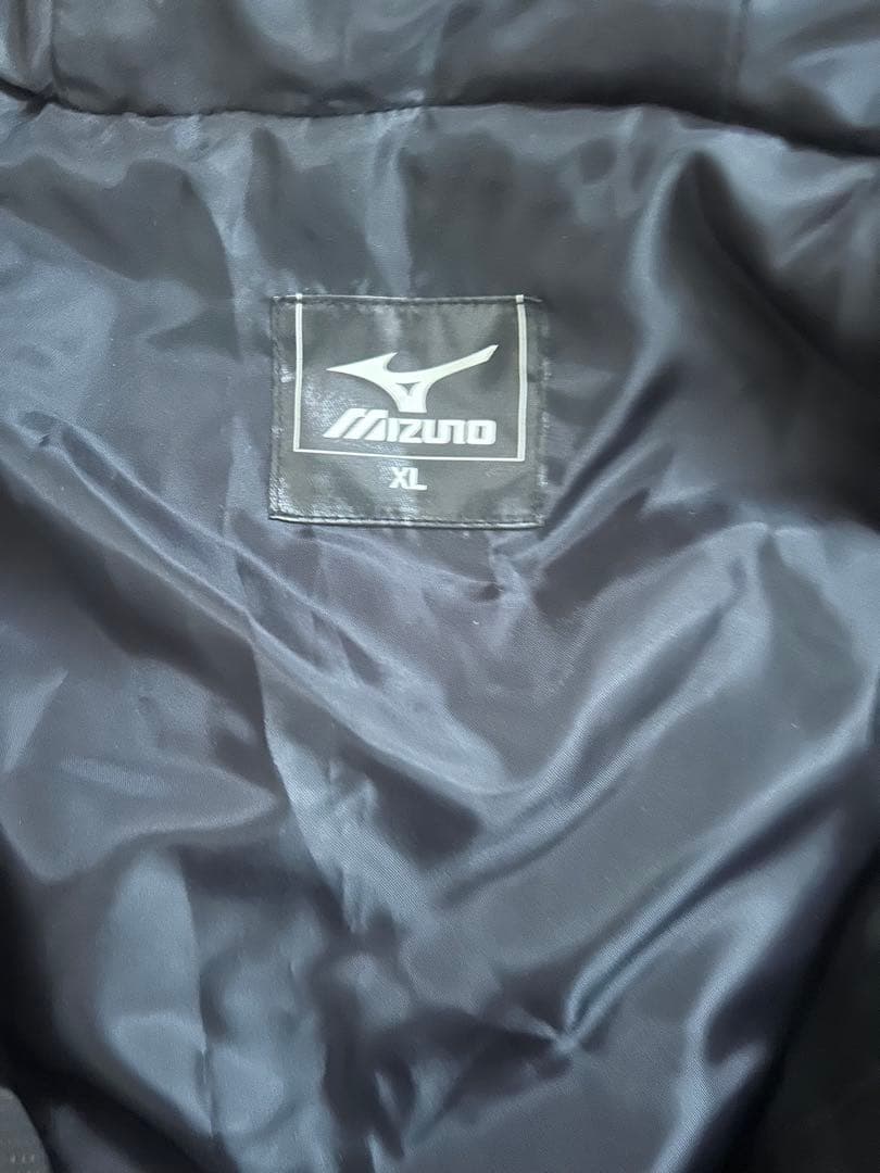 【美品】ミズノ　MIZUNO ベンチコート　ダウンフェザー