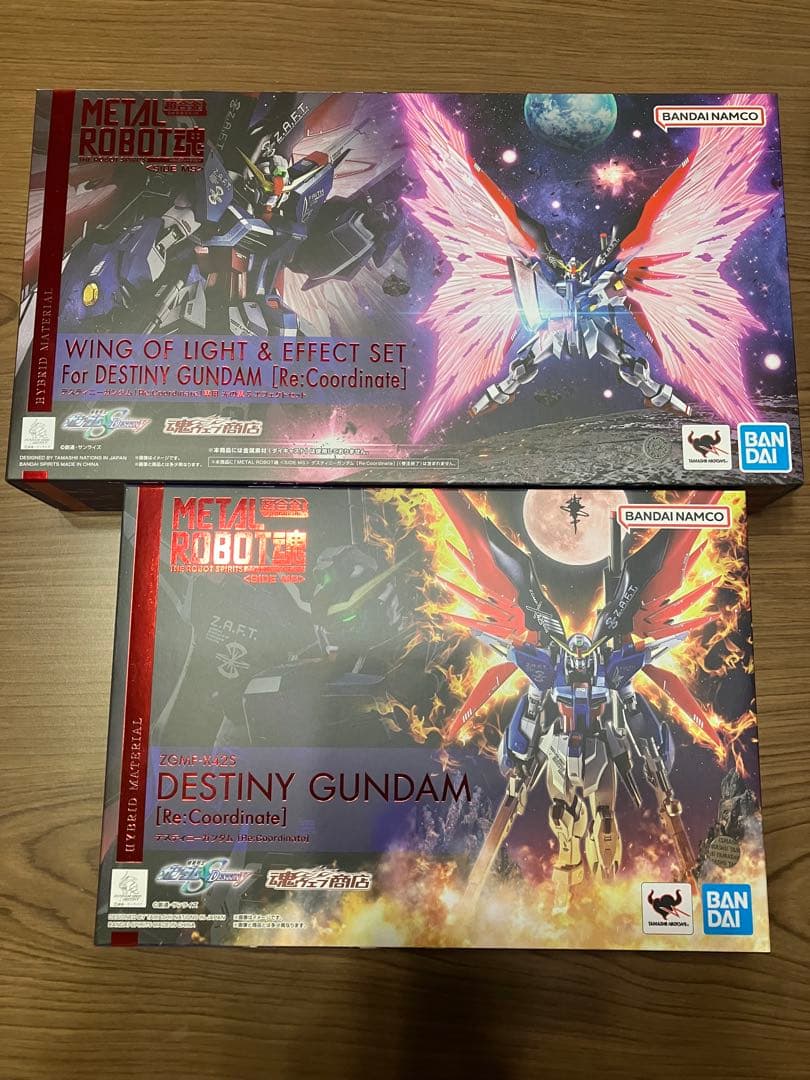 【メタルロボット魂】ストフリ&専用エフェクト+デスティニー&専用エフェクト計4点