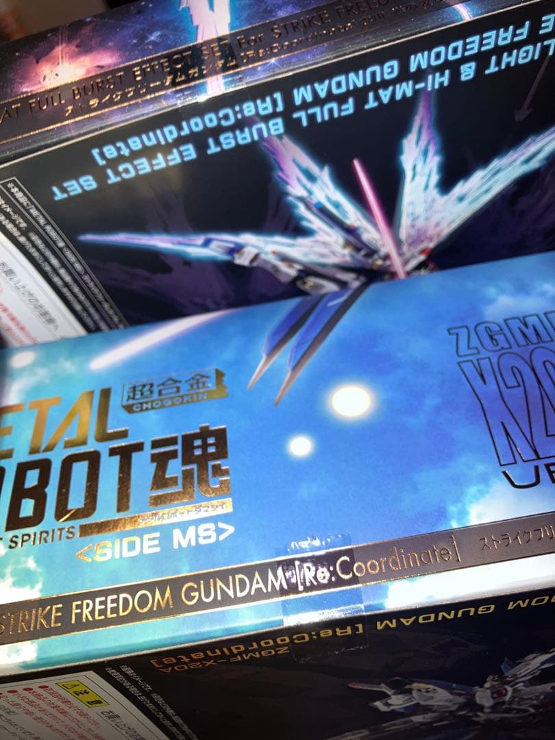 【メタルロボット魂】ストフリ&専用エフェクト+デスティニー&専用エフェクト計4点