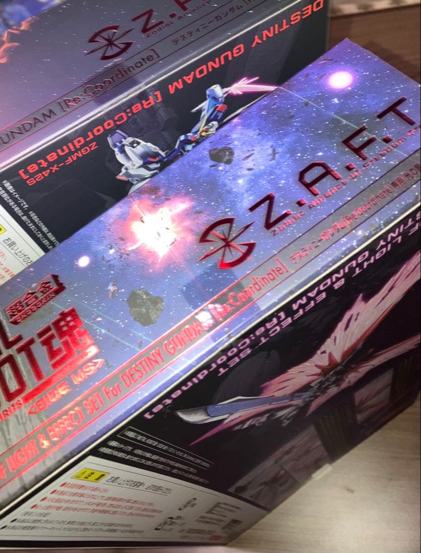 【メタルロボット魂】ストフリ&専用エフェクト+デスティニー&専用エフェクト計4点