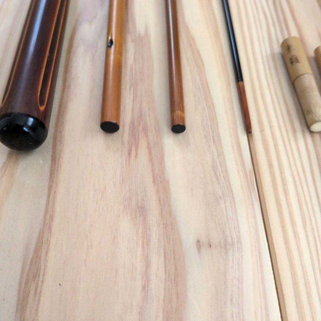 へらぶな竿 秘別選 東嶺 蒼波 13尺 4本継 口巻