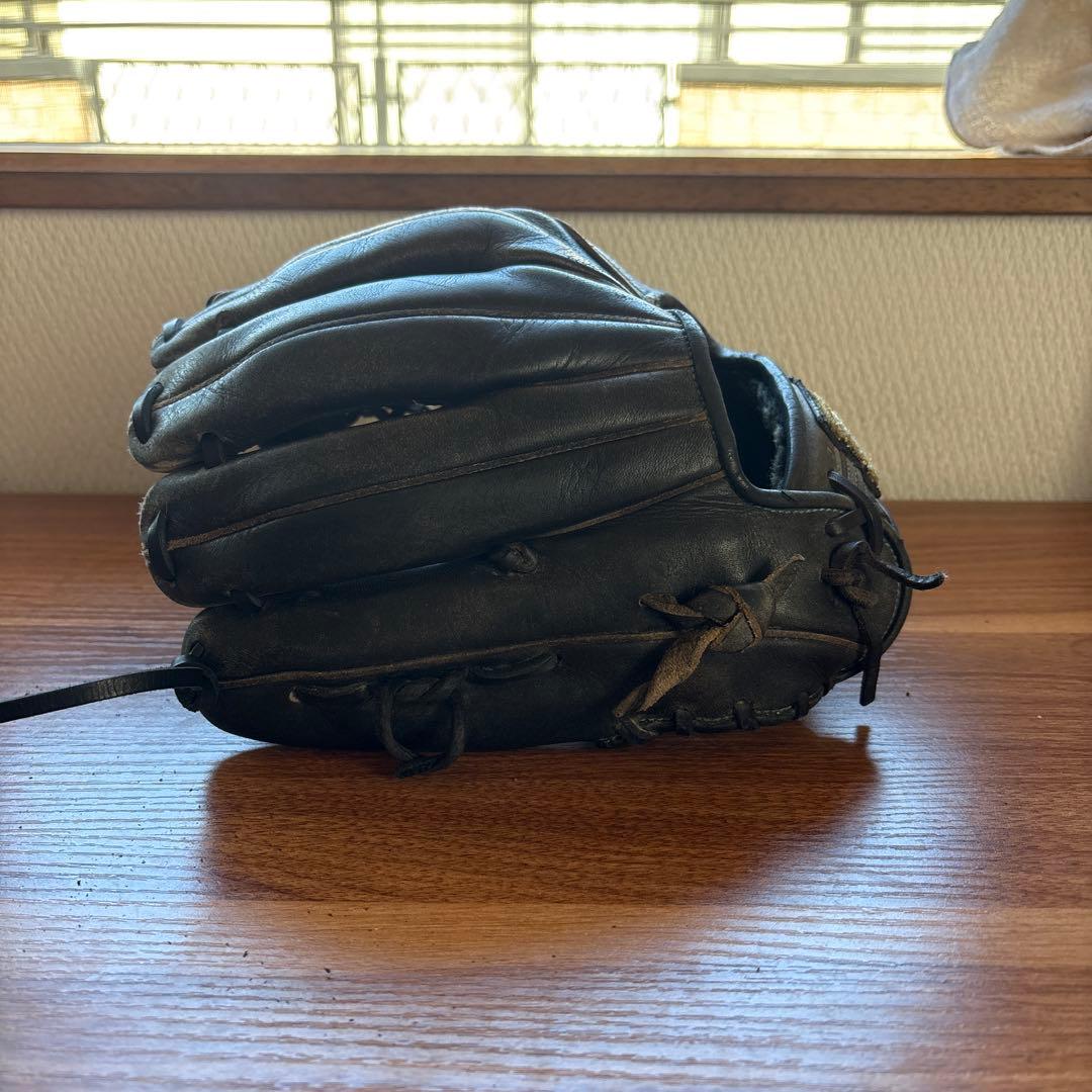 ハイゴールド 心極シリーズ 硬式グローブ 黒