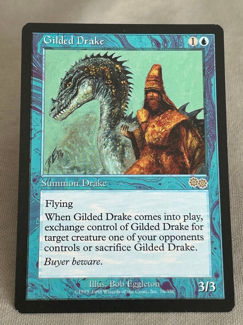 MTG 金粉のドレイク/Gilded Drake 英語版