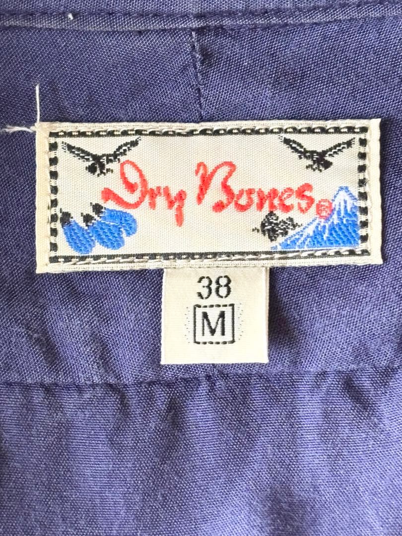 Dry Bones ボーリングシャツ 金魚 和柄 チェーンステッチ