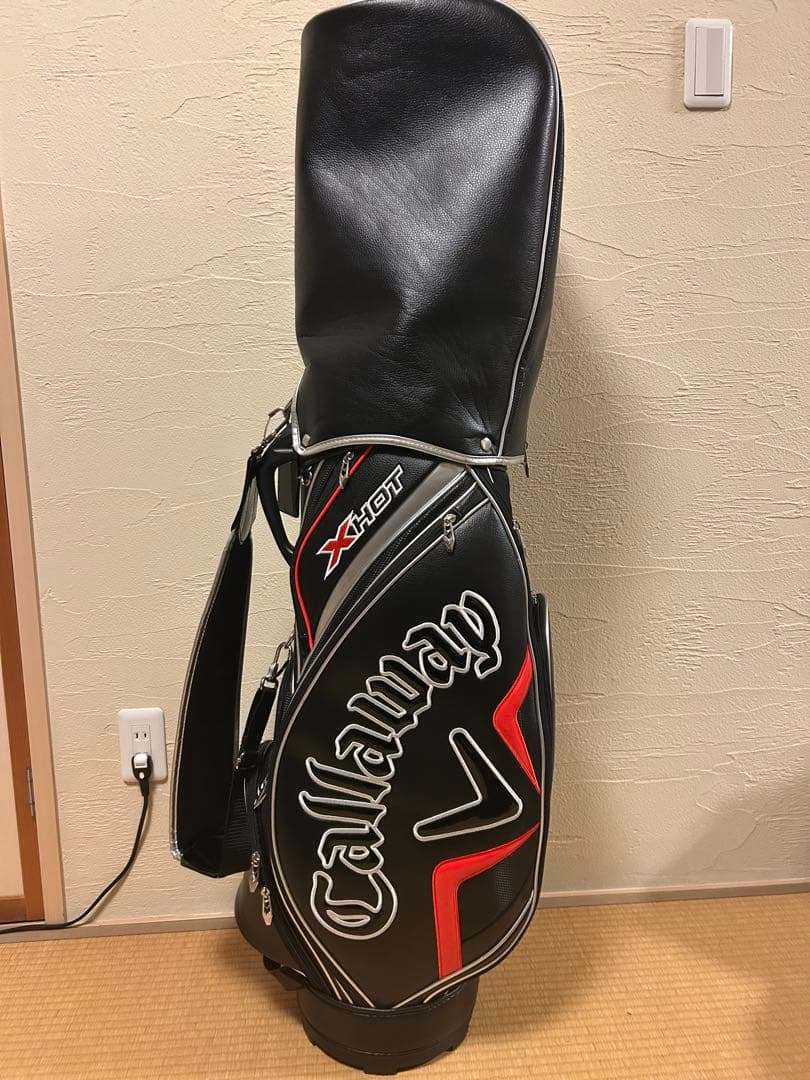 Callaway X Hot キャディバッグ 黒/赤