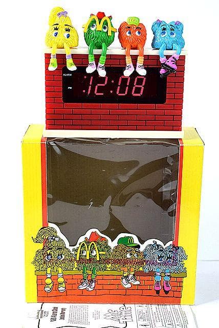 レア 90’s McDonald マクドナルド ビンテージ マックタイム 時計
