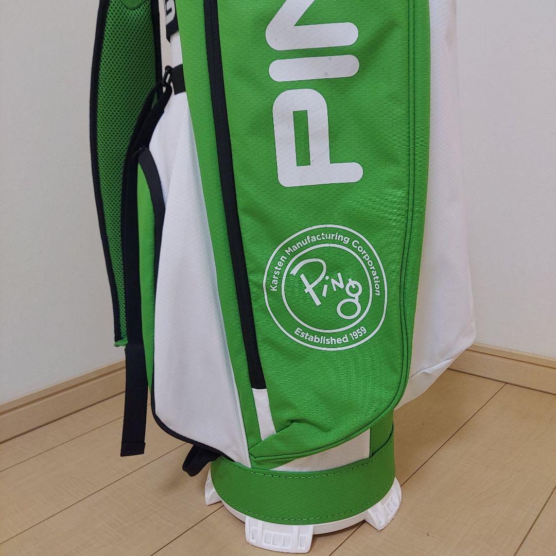 PING ピン キャディバッグ 軽量 グリーン/ホワイト ★美品