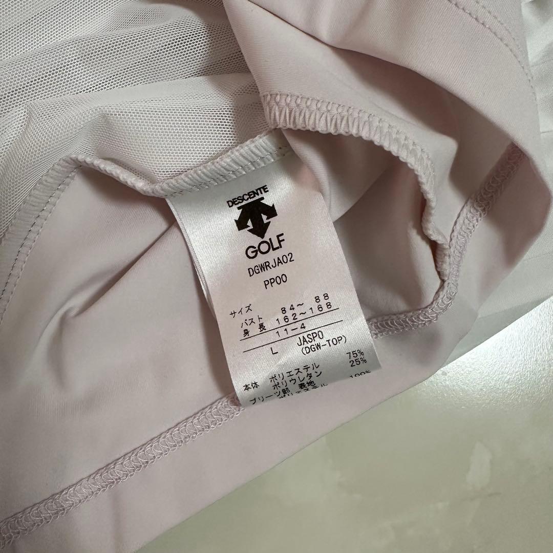 デサントゴルフ ノースリーブ シャツ プリーツ レディースLサイズ　未使用