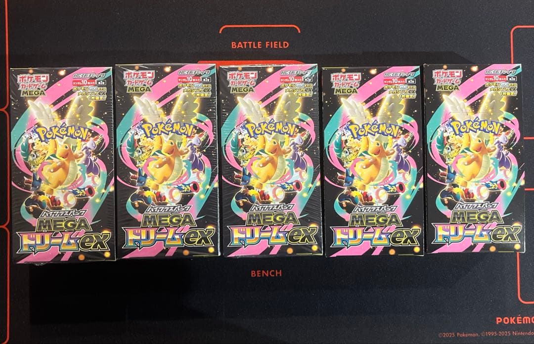 ポケモンカードゲーム MEGA ドリームex 5box