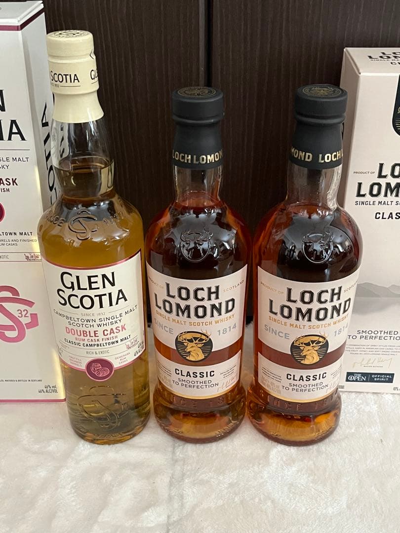 ウイスキー３本 グレンスコシア＆ロッホローモンド