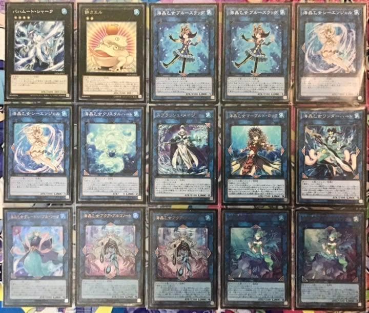 本格構築 【マリンセス】 デッキ メイン&エクストラ&二重スリーブ