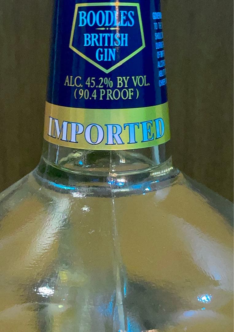 希少　レア　未開封　特大　 古酒　ブードルス ジン ロンドン　ドライジン