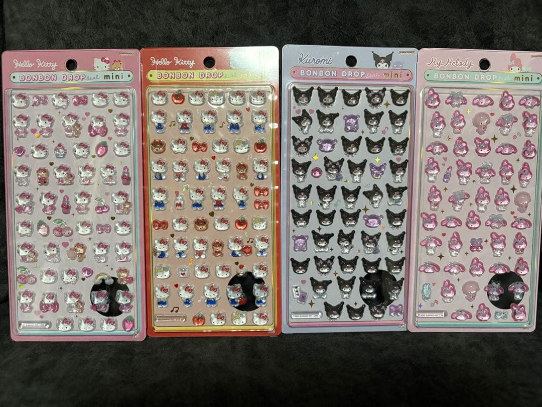 正規品　ボンボンドロップシール　ミニ　サンリオ全種類8種類コンプリートセット