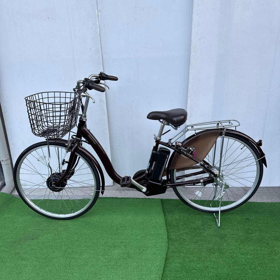 ブリヂストン アルベルト新型電動アシスト自転車26インチ ブラウン