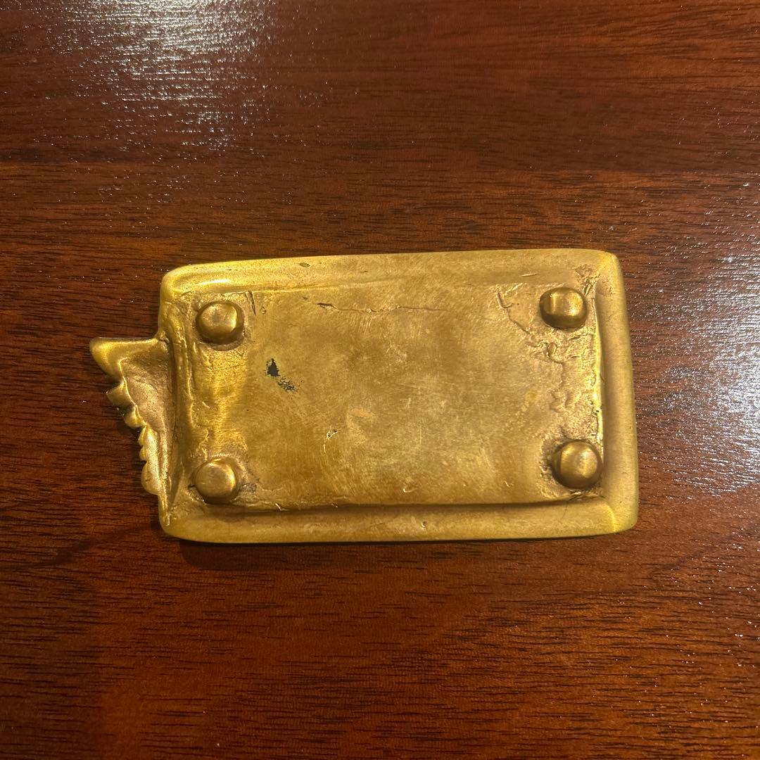 アール・ヌーヴォー　アンティーク ブロンズプレート