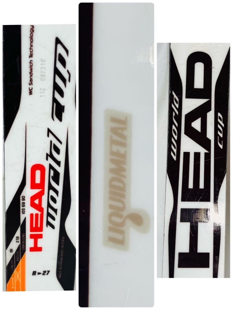 【良品】 HEAD Worldcup GS RD 191cm スキー