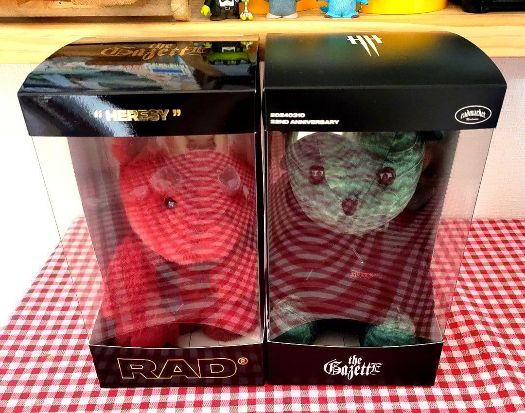 the GazettE BIGベア 麗セット【箱付き】