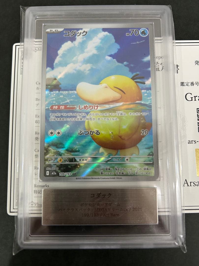 【ARS10】 コダック AR 199/193 PSA10相当　鑑定書付き
