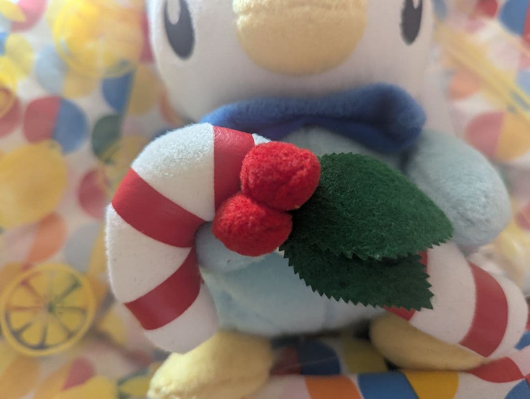 【希少品】ポッチャマ クリスマスぬいぐるみ ポケモンセンター　2007