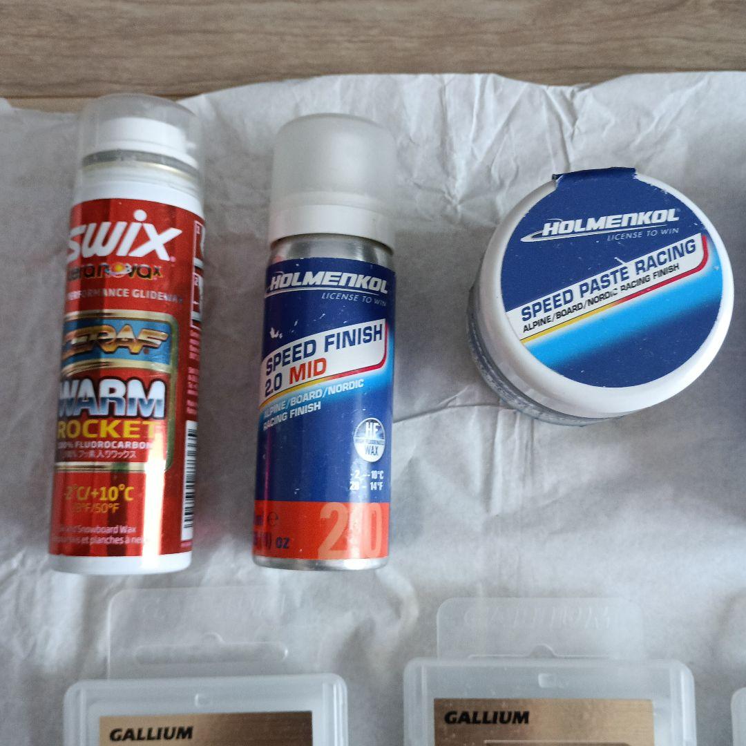 【未使用品＆使いかけ】ほとんどガリウム スキースノーボード ワックス 合計15箱