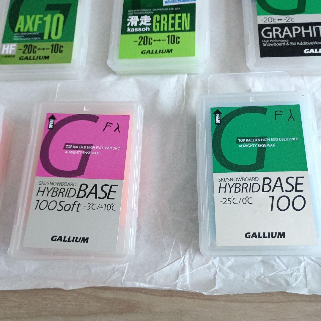 【未使用品＆使いかけ】ほとんどガリウム スキースノーボード ワックス 合計15箱