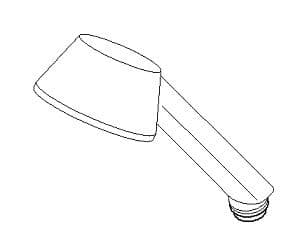 KVK Z905 めっきシャワーヘッドF619、KF269などの一部に採用