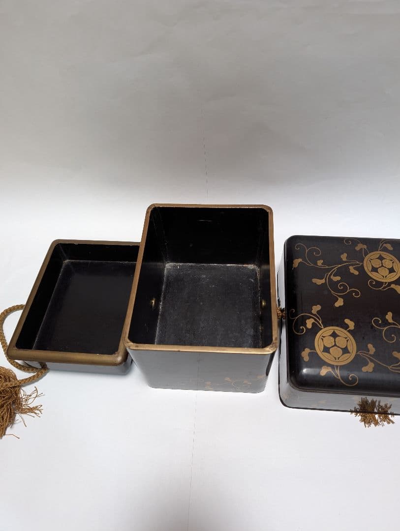 【骨董品】蒔絵手箱