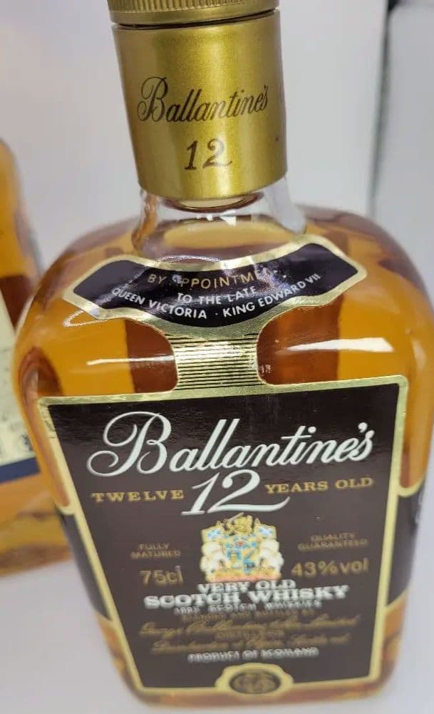 Ballantine's 12年ウイスキー　3本セット バランタイン　古酒付