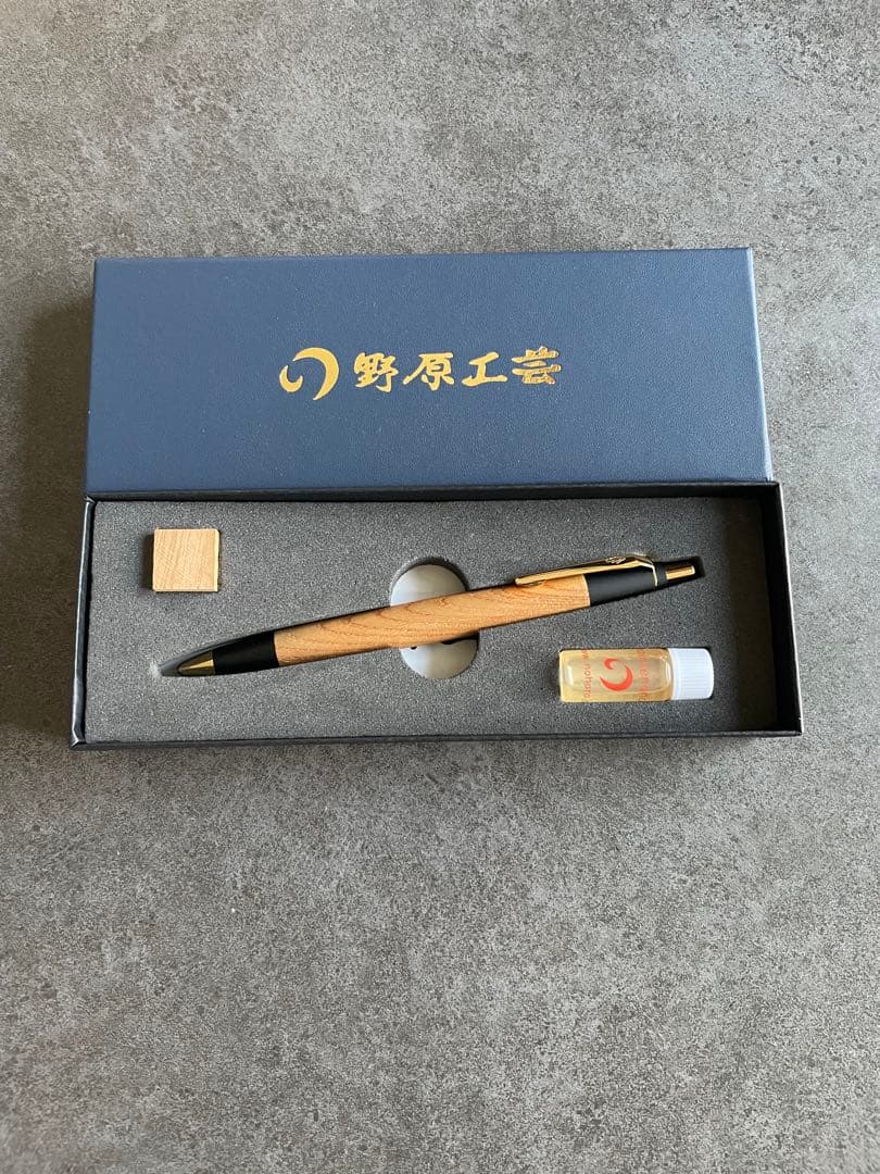 野原工芸　欅のシャープペン