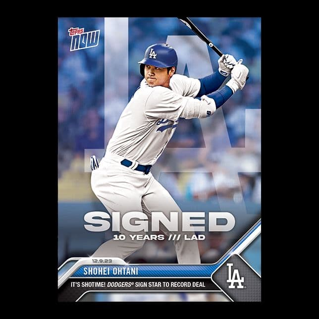 大谷翔平 topps カード 5枚セット 24時間限定販売品