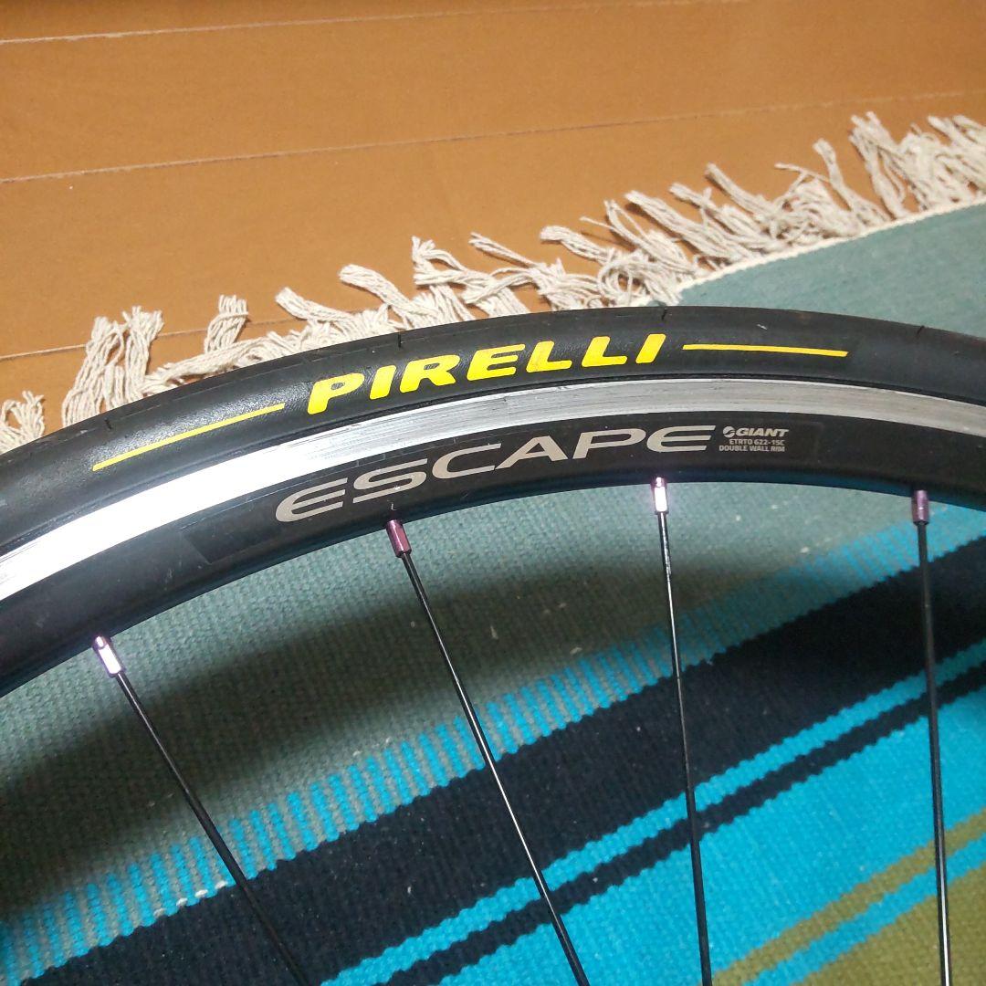 GIANT ESCAPE R3完組ホイール 前後セットピレリPZERO付き