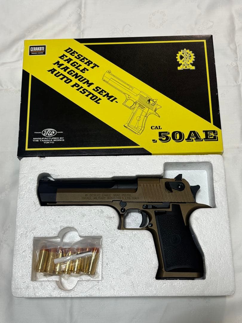 【タナカ】デザートイーグル .50AE HW “Burnt Bronze”