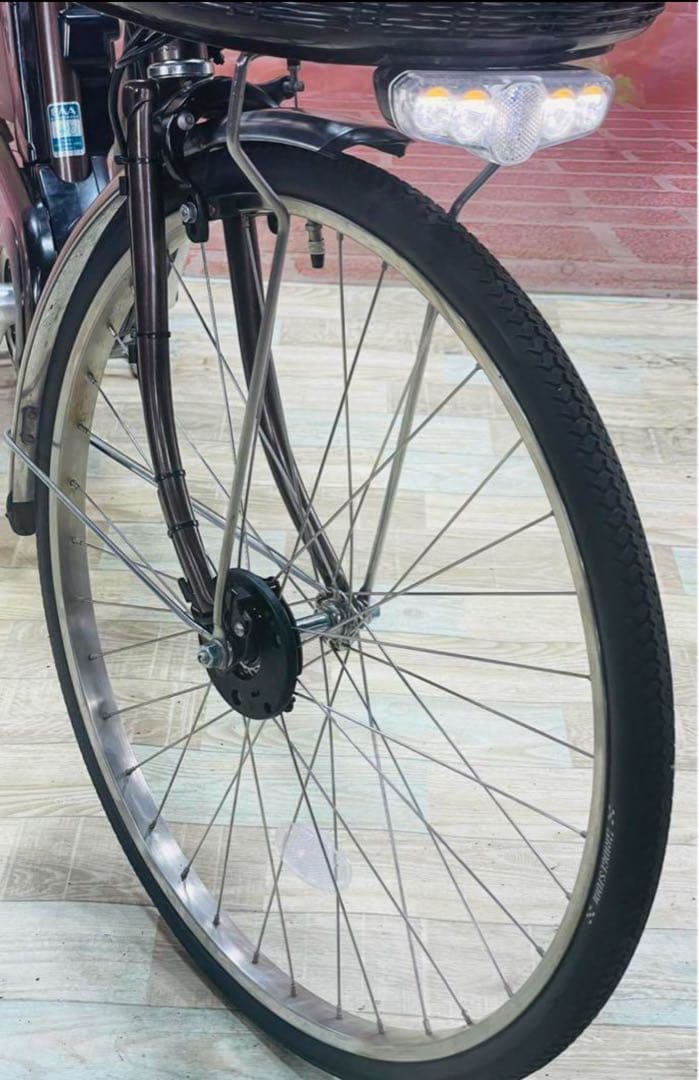 K2438 電動自転車パナソニック ママチャリ 24インチ 送料無料