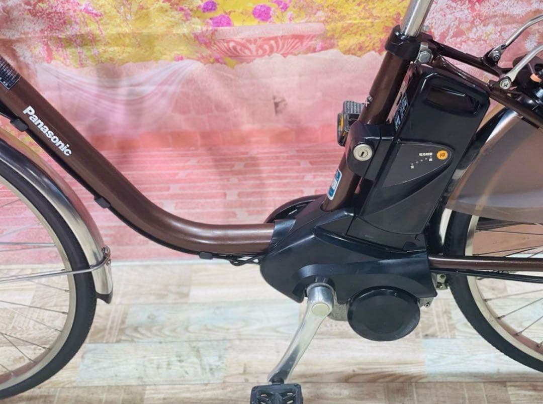 K2438 電動自転車パナソニック ママチャリ 24インチ 送料無料