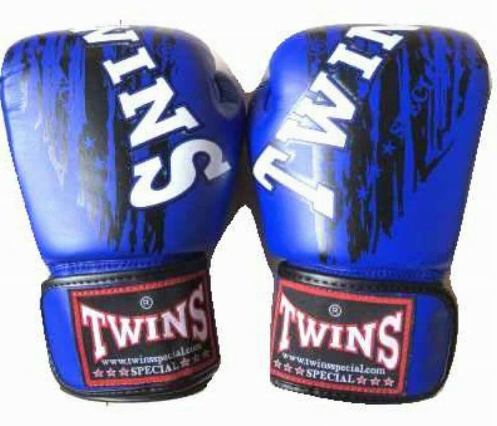 新品 正規 TWINS 本格ボクシンググローブ 本革製 サイズ選択 TW青黒SP
